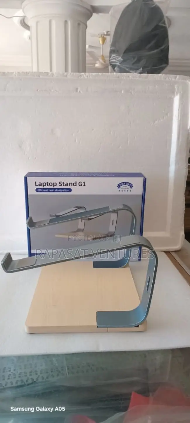 G1 Laptop Stand Wooden Base