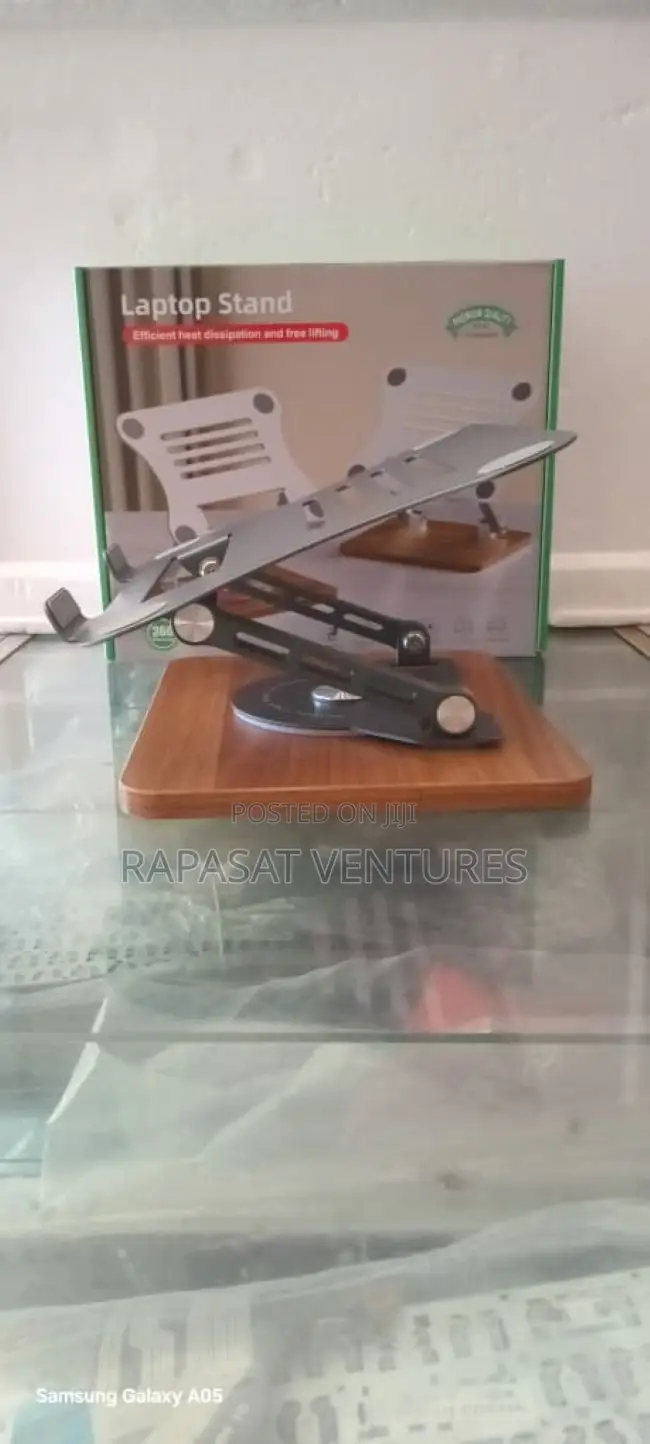Metal Laptop Stand With 360 Rotation