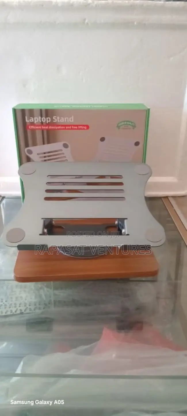 Metal Laptop Stand With 360 Rotation
