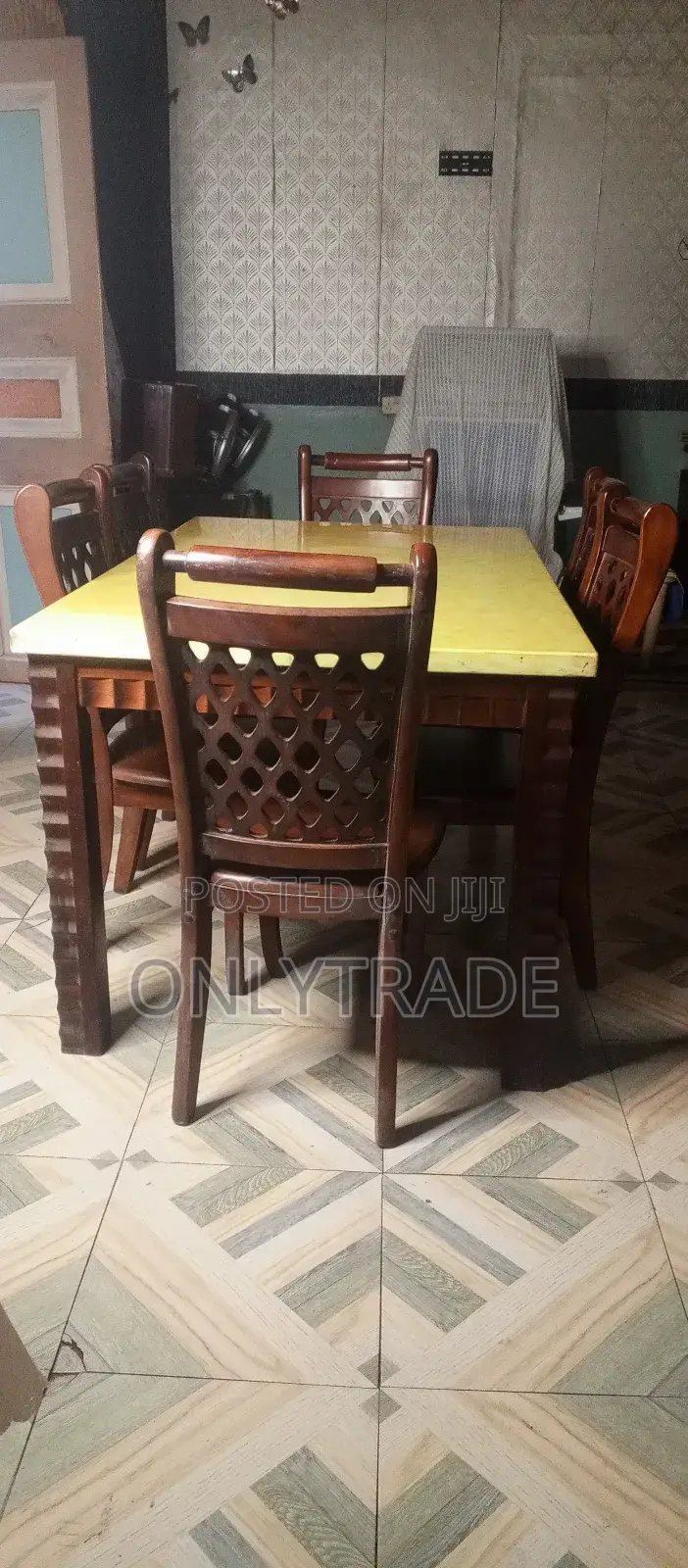 Marble Dinning Table With 6 Chairs