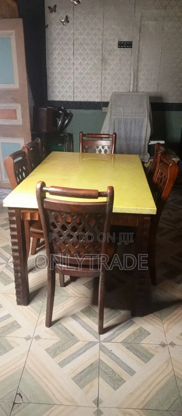Marble Dinning Table With 6 Chairs