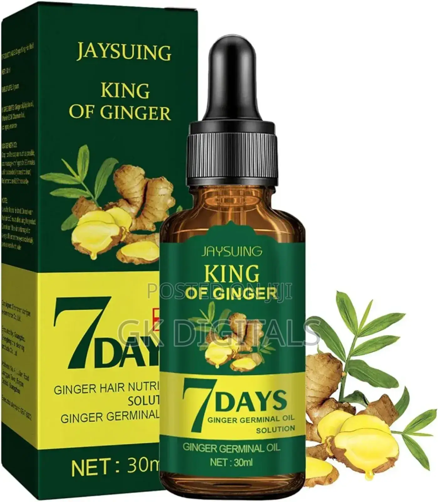 Ginger Hair Beard Serum – Thicker, Healthier Growth