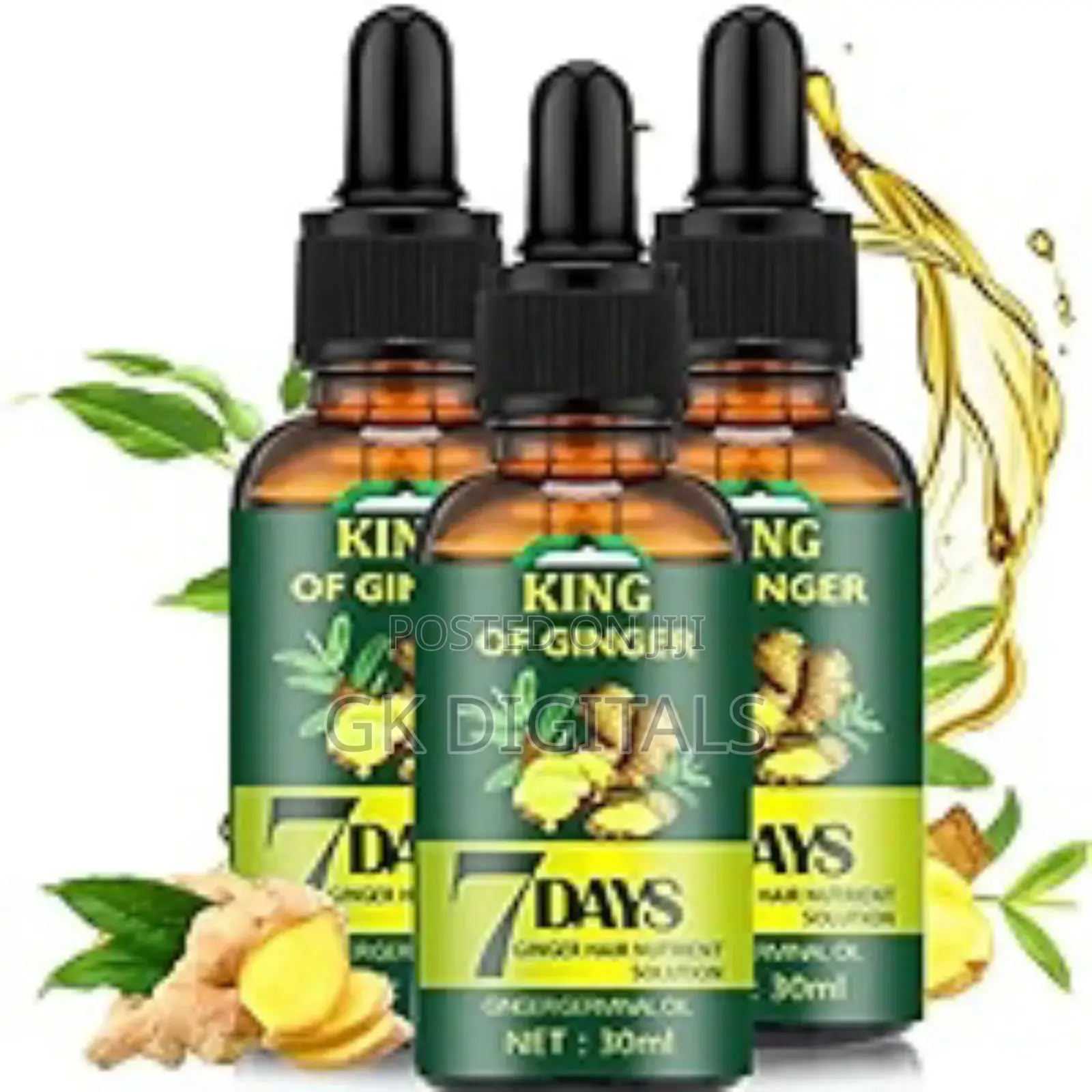Ginger Hair Beard Serum – Thicker, Healthier Growth