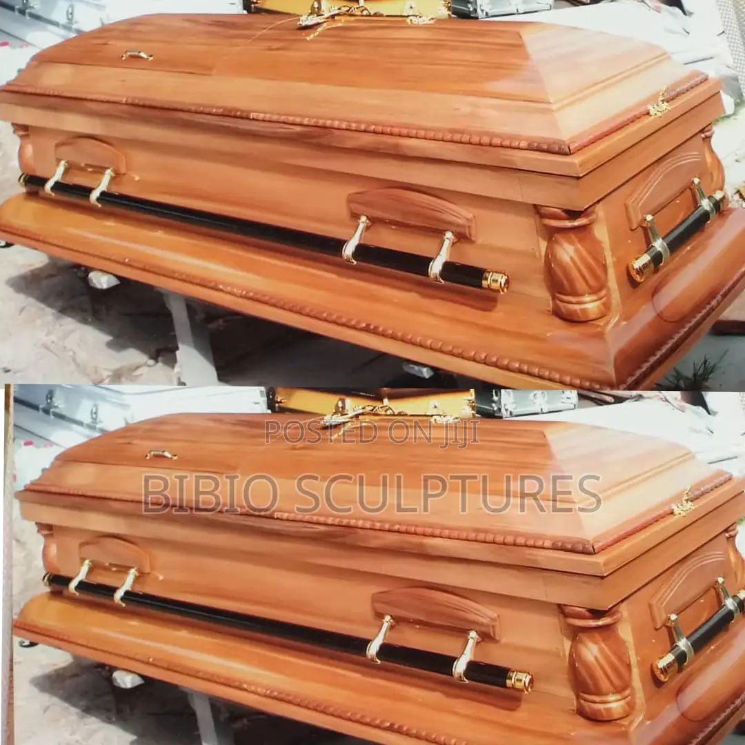 Classic Polished Wood Casket
