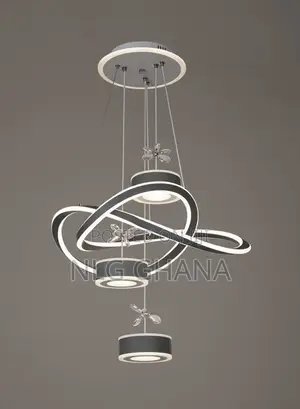 Modern Led Spiral Chandelier Ceiling Light, Hanging Pendant. Ghx7355