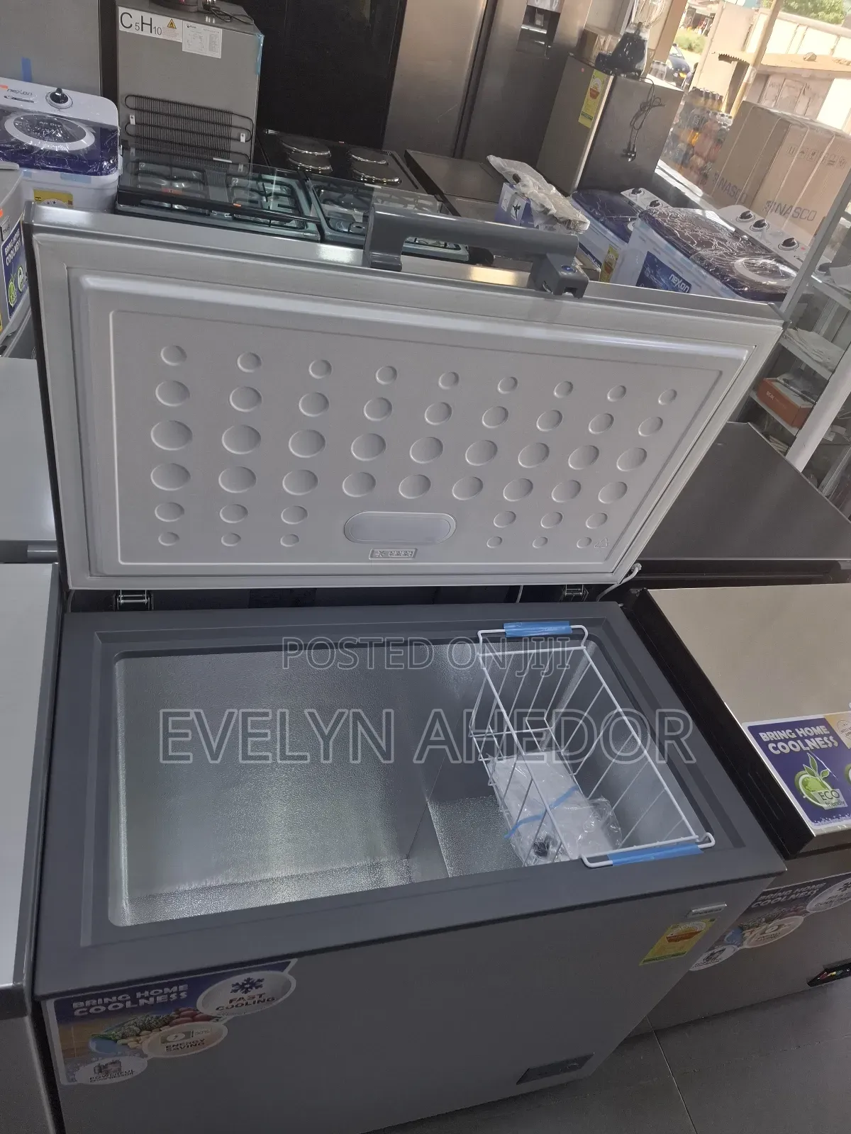 Specious Nasco Chest Freezer 200litres Brand New Going for Cool Price