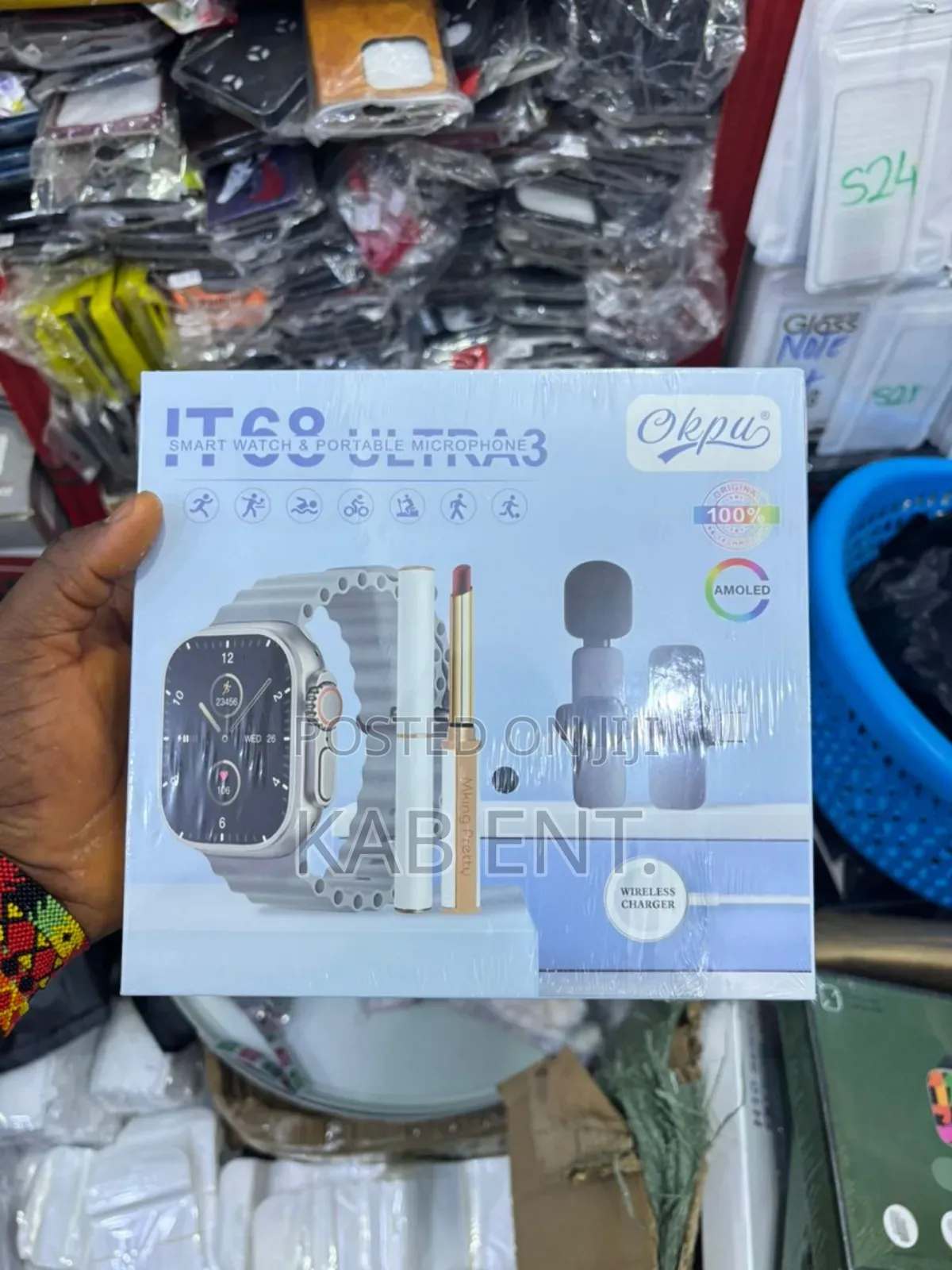 Smartwatch With Earbuds, Power Bank and More