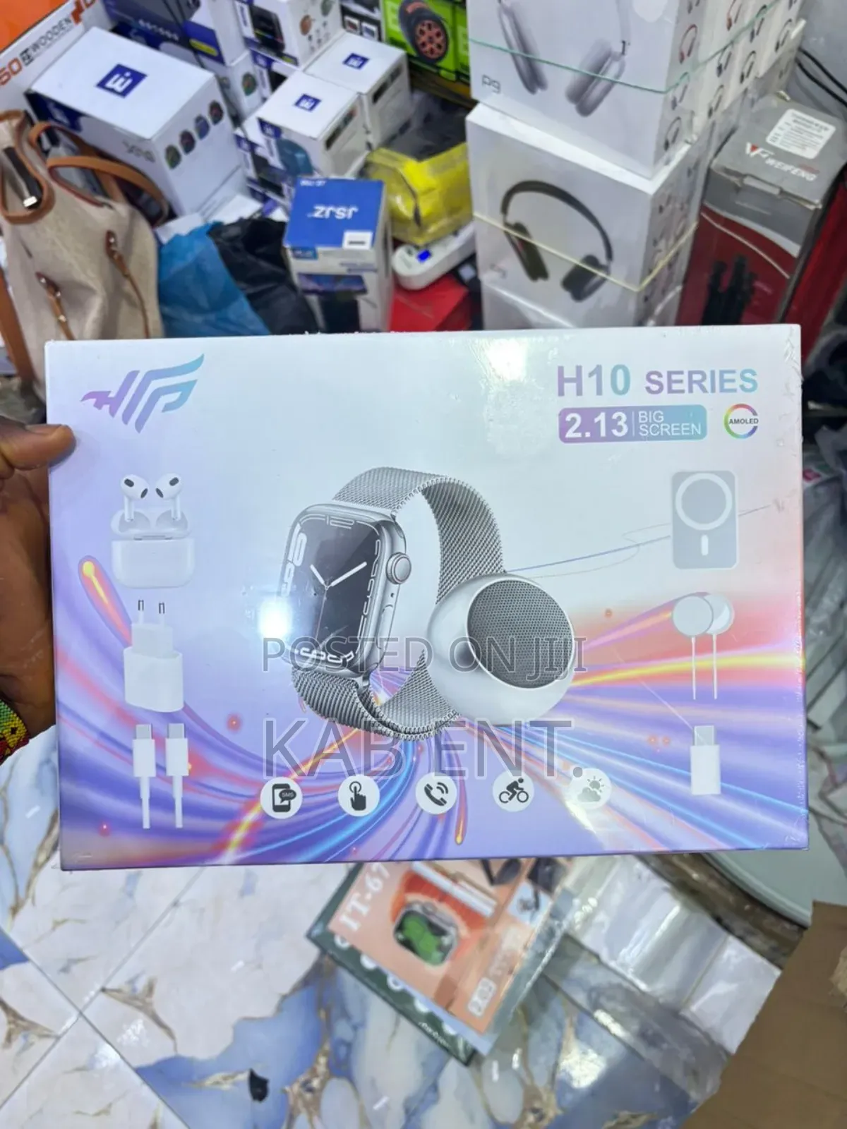 Smartwatch With Earbuds, Power Bank and More