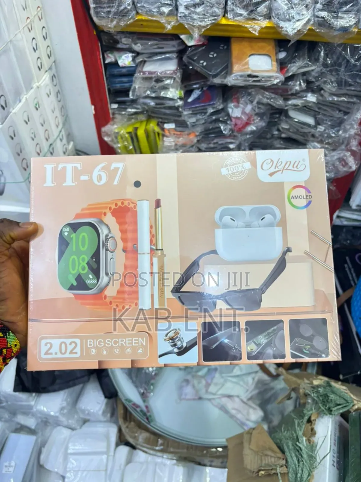 Smartwatch With Earbuds, Power Bank and More