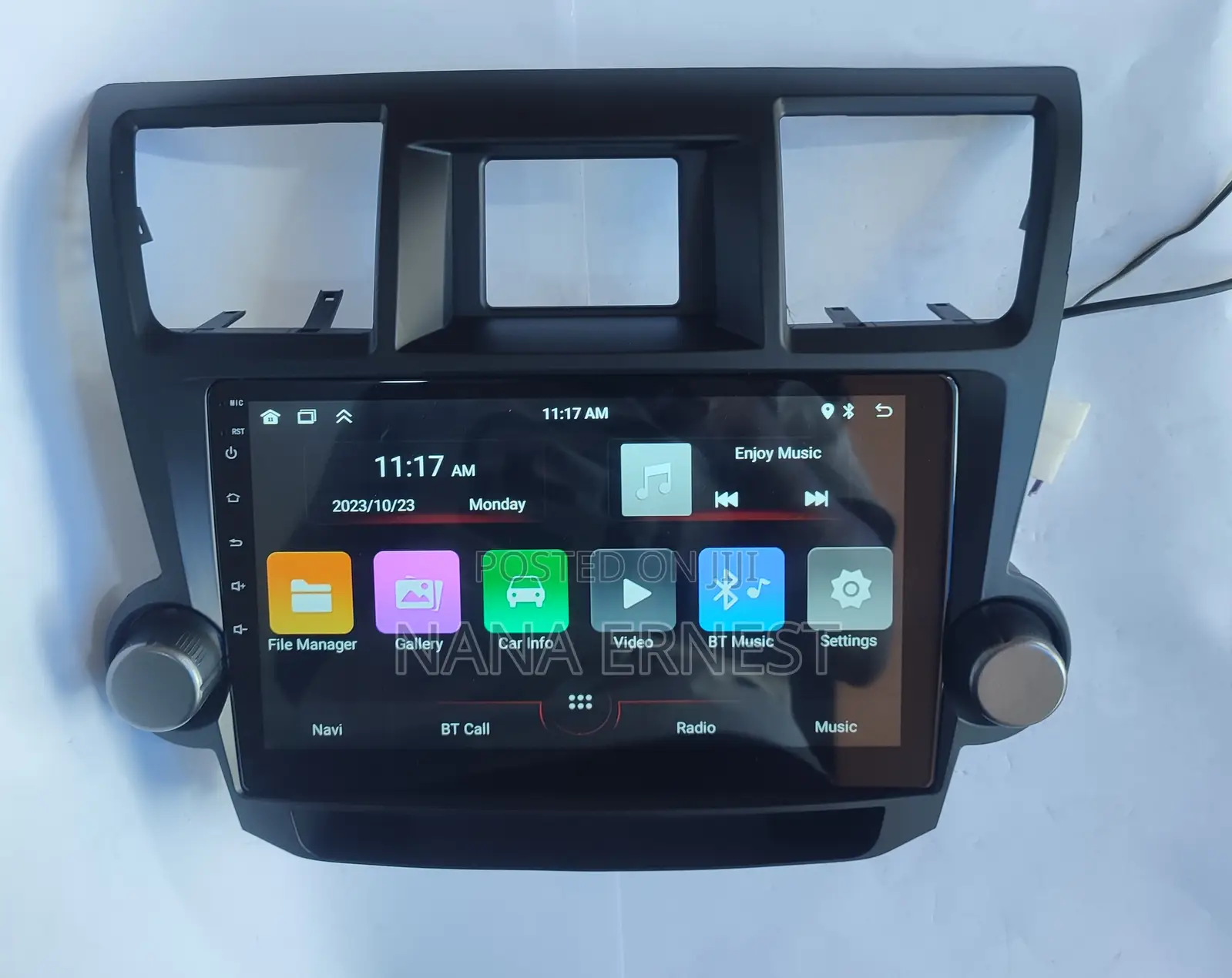 Android Car Screen for Toyota Highlander 2008 to 2013