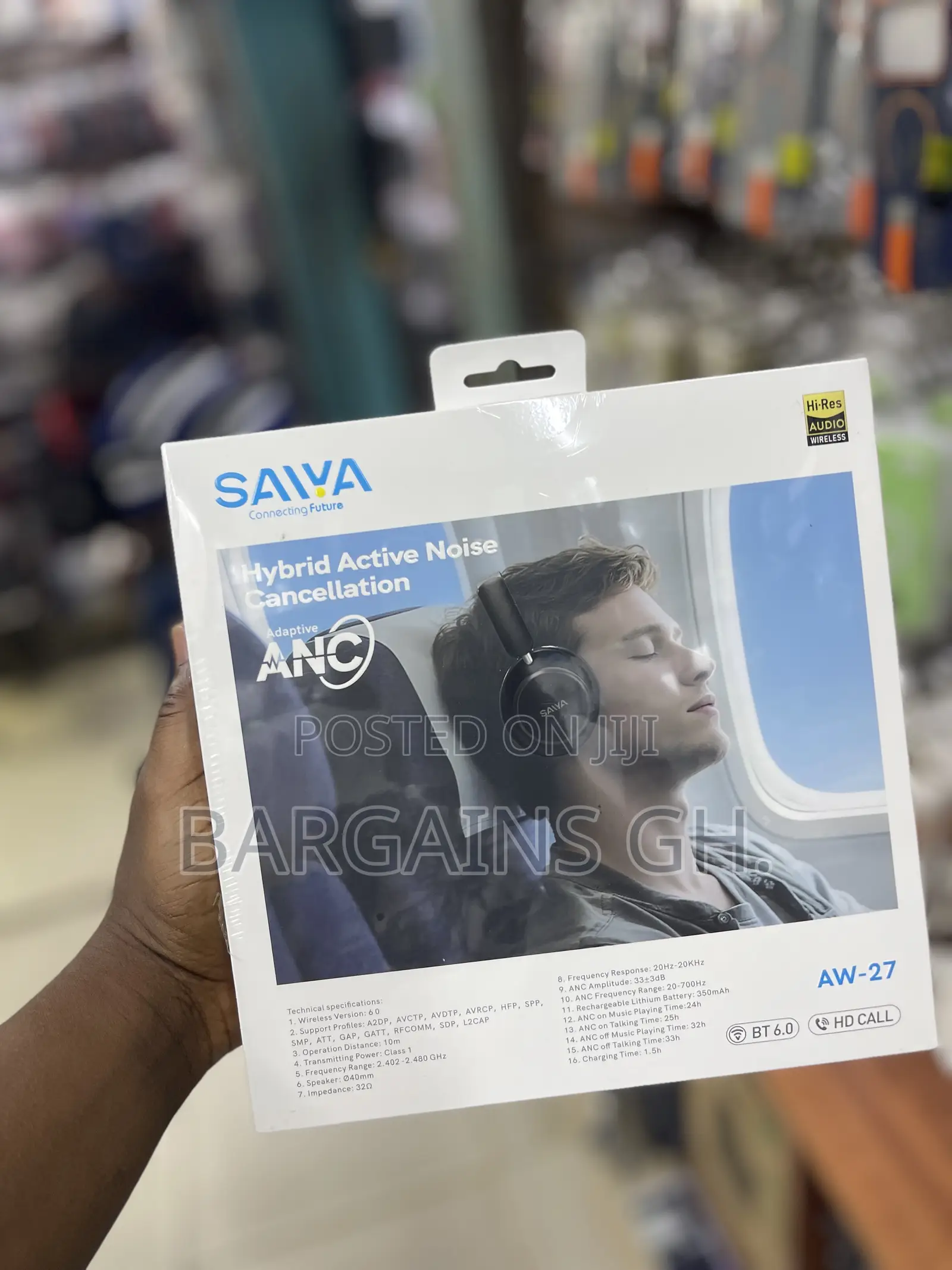 Sava Aw-27 Super Bass Wireless Headset