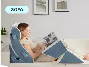 Orthopedic Bed Wedge Pillow Set For Sleeping.
