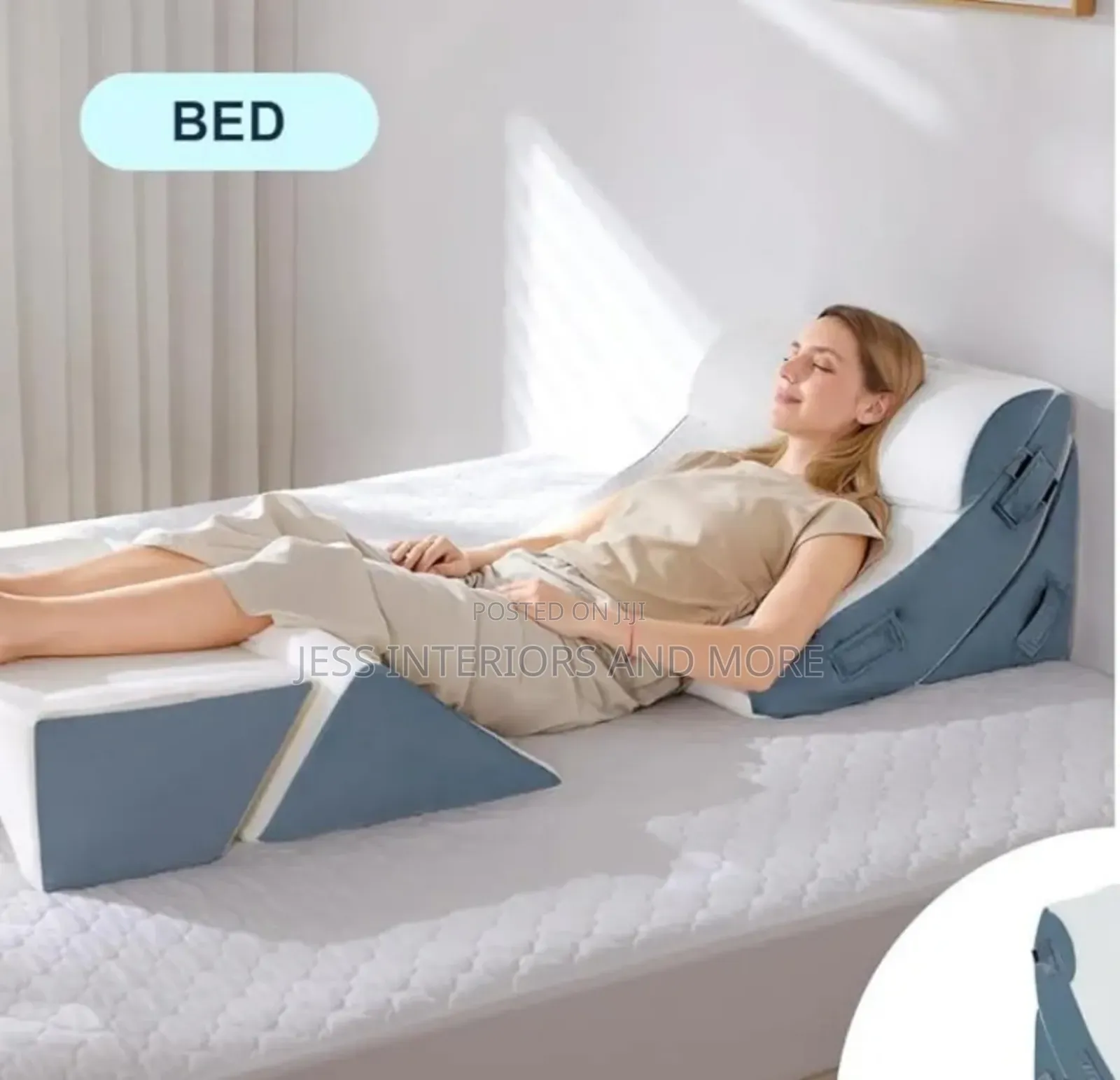 Orthopedic Bed Wedge Pillow Set For Sleeping.