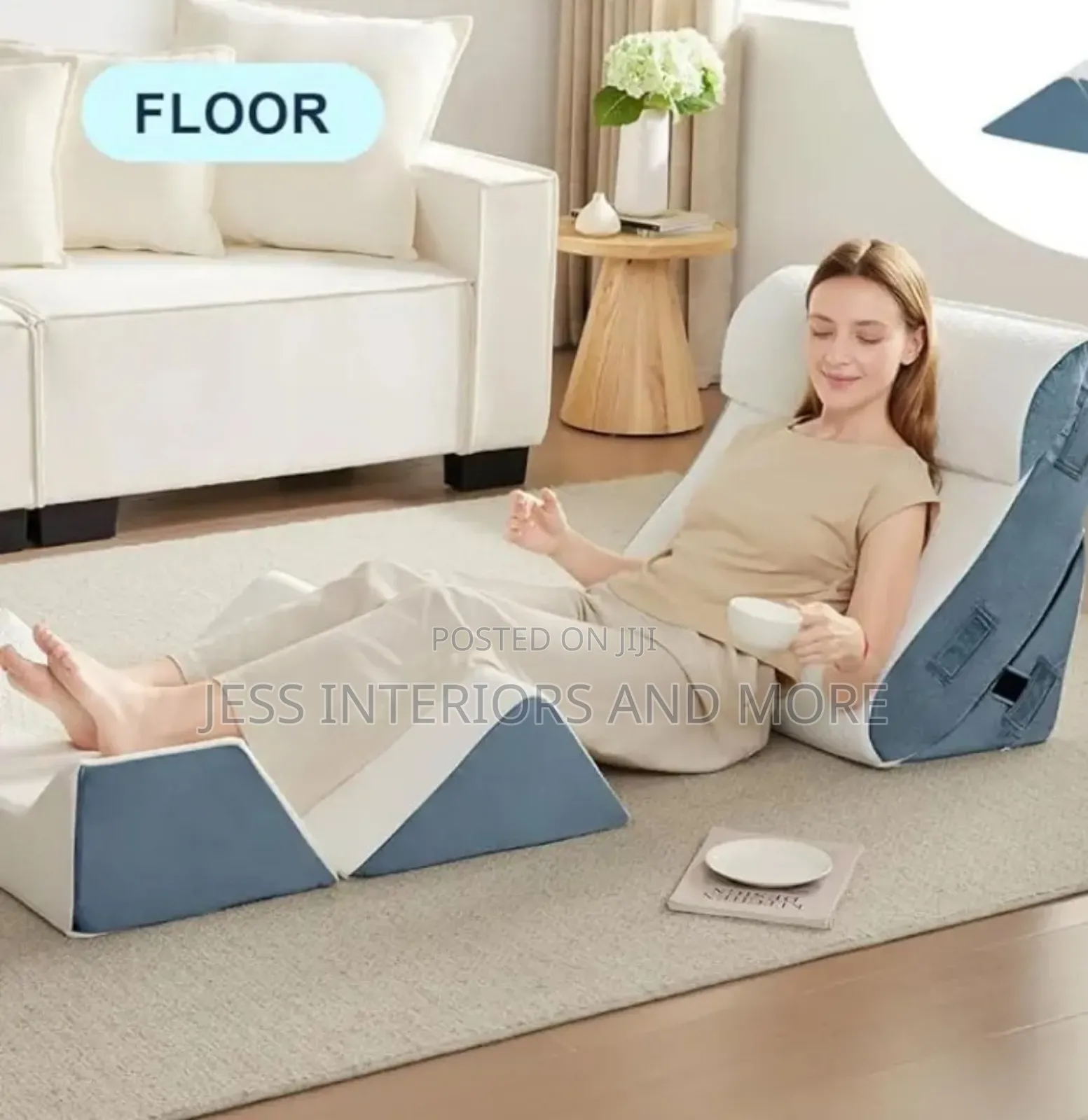 Orthopedic Bed Wedge Pillow Set For Sleeping.