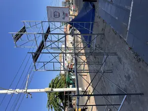 Scaffold / Scaffolding Quality Indefinite Number of Rooms With Tyres