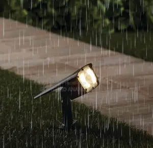 Mainstays Solar Powered Color Lock Led Landscape Spotlight, 100 Lumens