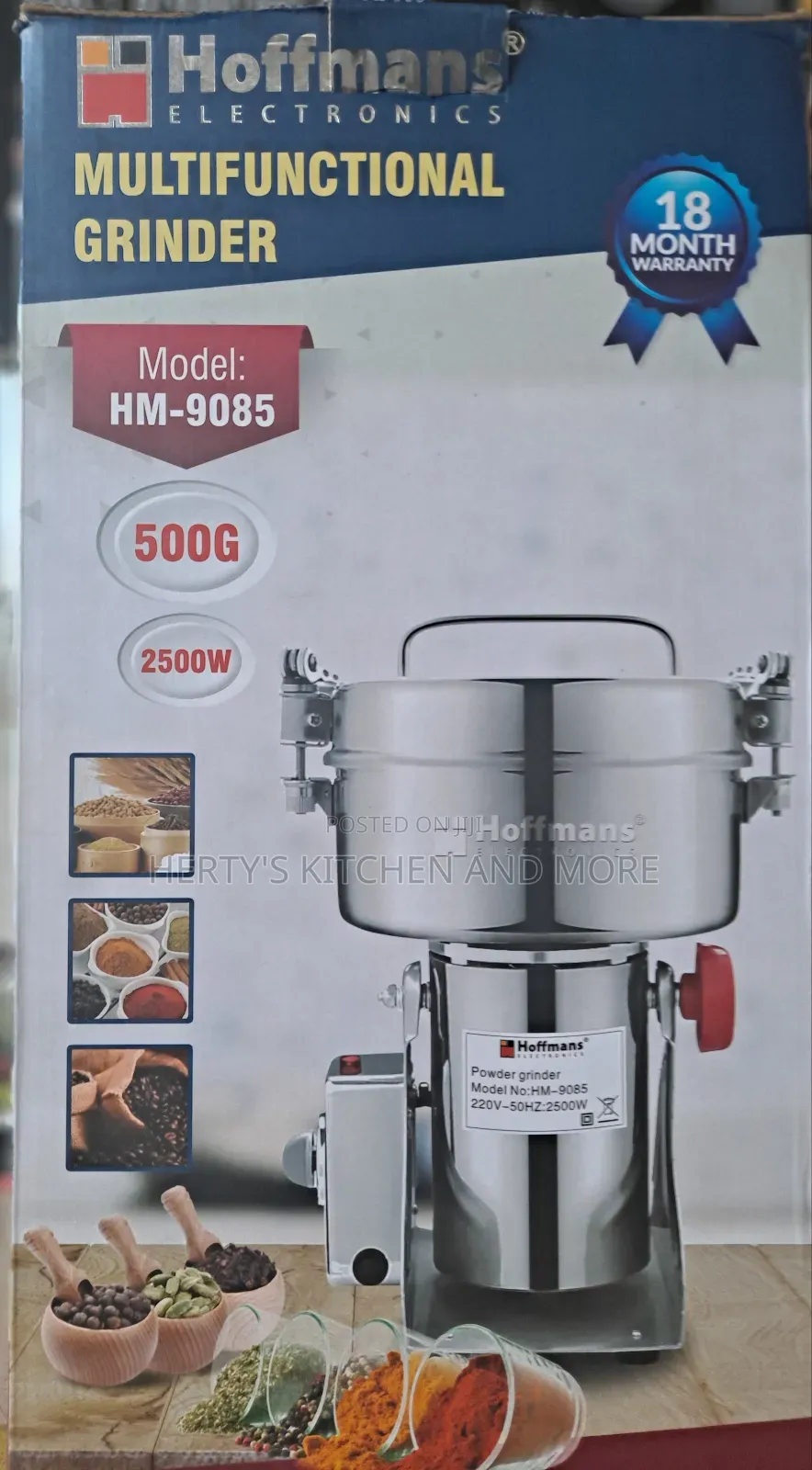 Electric Multifunctional Grinder 500g