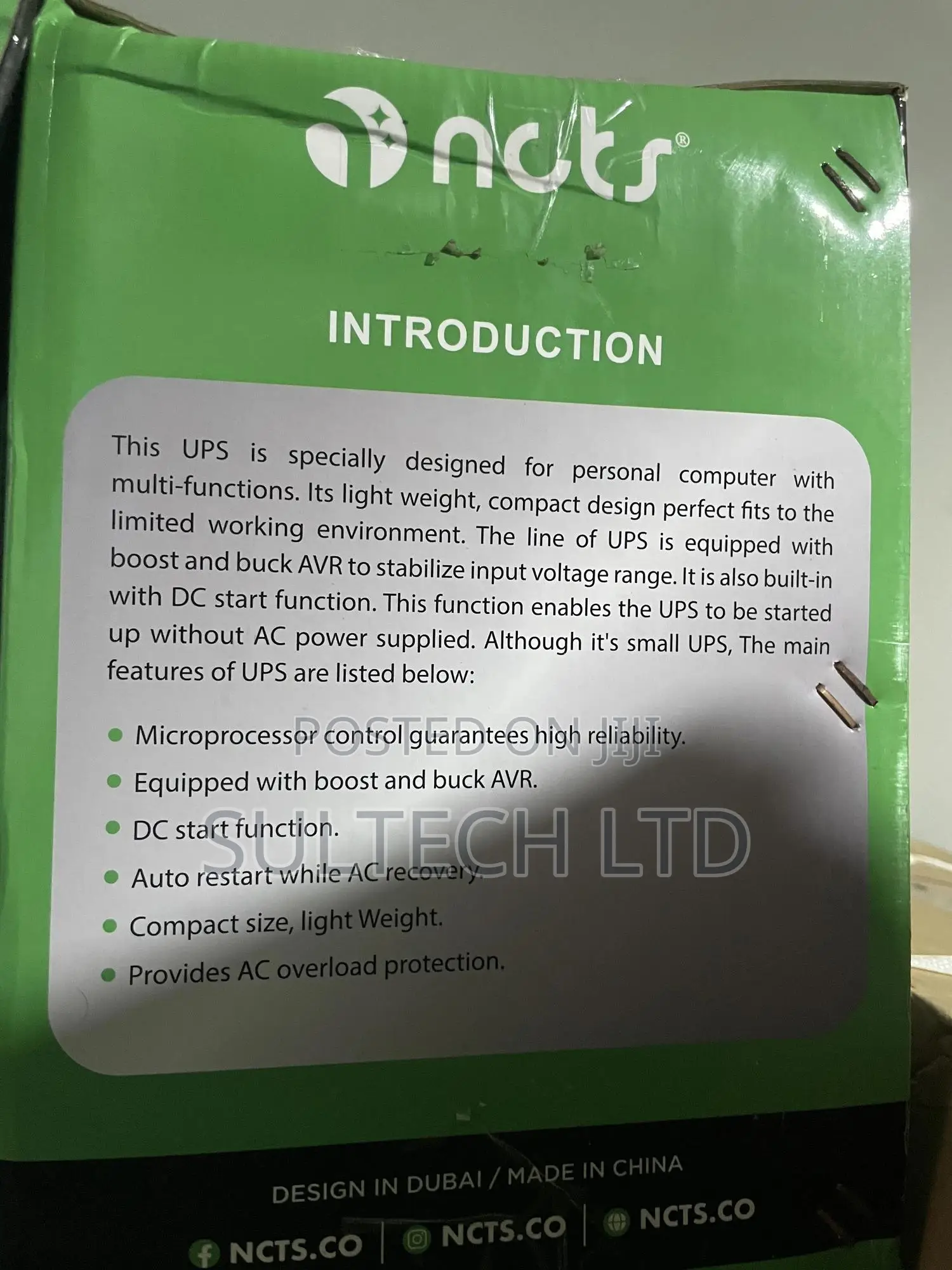 NCTS 3000va Offline Ups