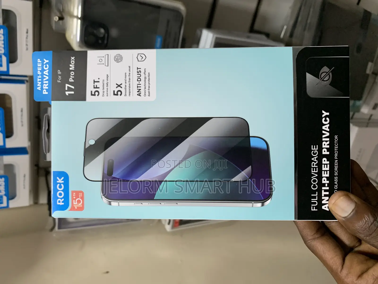 iPhone 17 Pro Max Clear and Privacy Screen Protector
