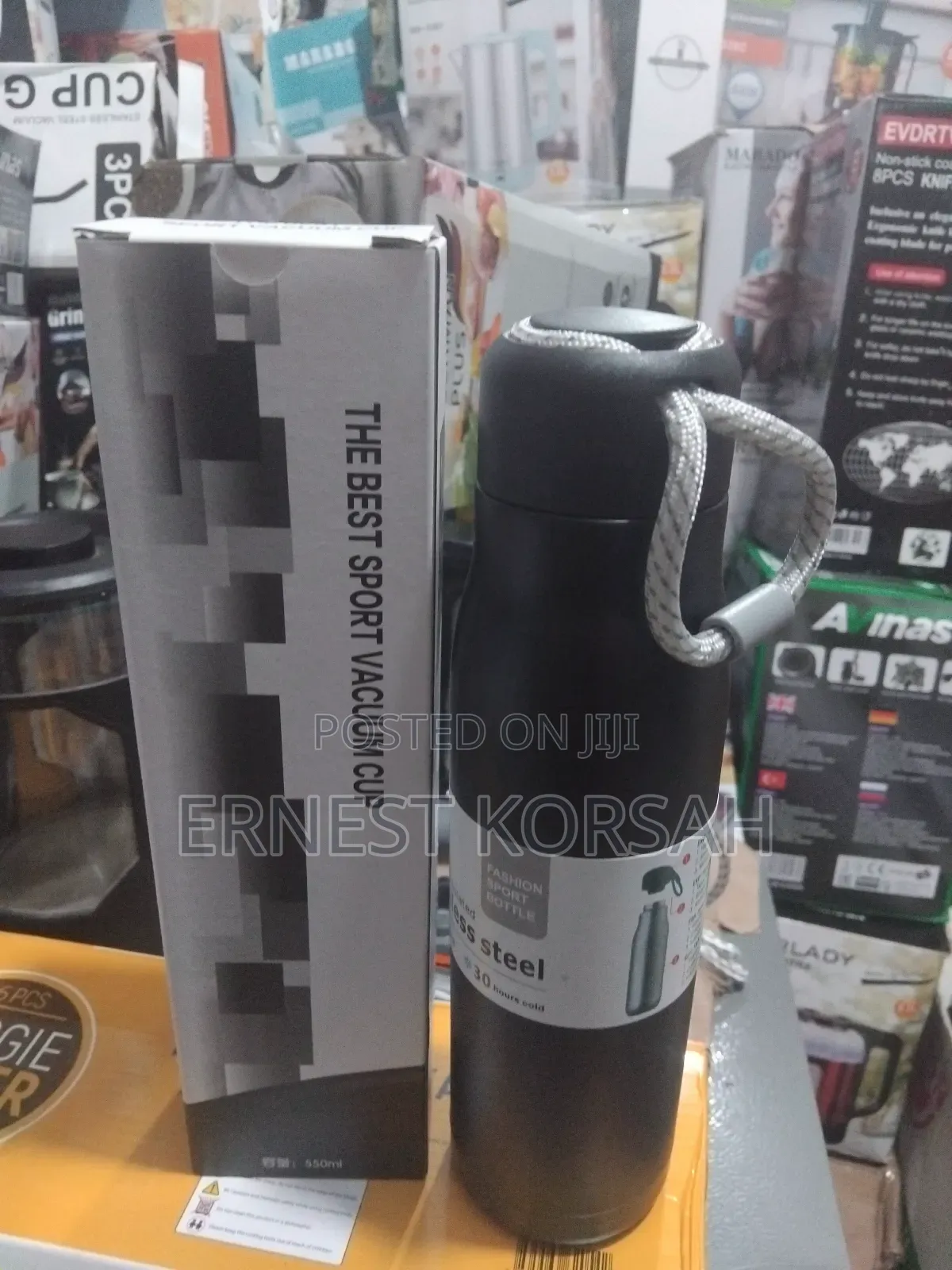 48hours Sport Stainless Steel Vaccuum Flask -Hot/Cool 550ml
