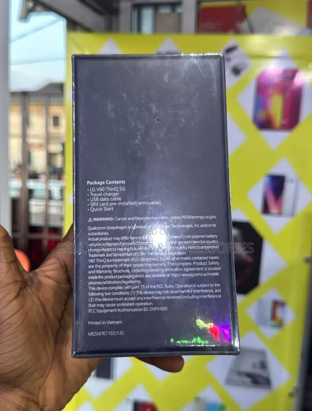 New LG V60 ThinQ 128 GB Blue