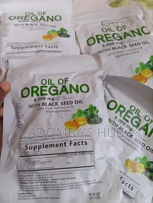 Oil of Oregano With Black Seed Oil. Natural Immune Booster