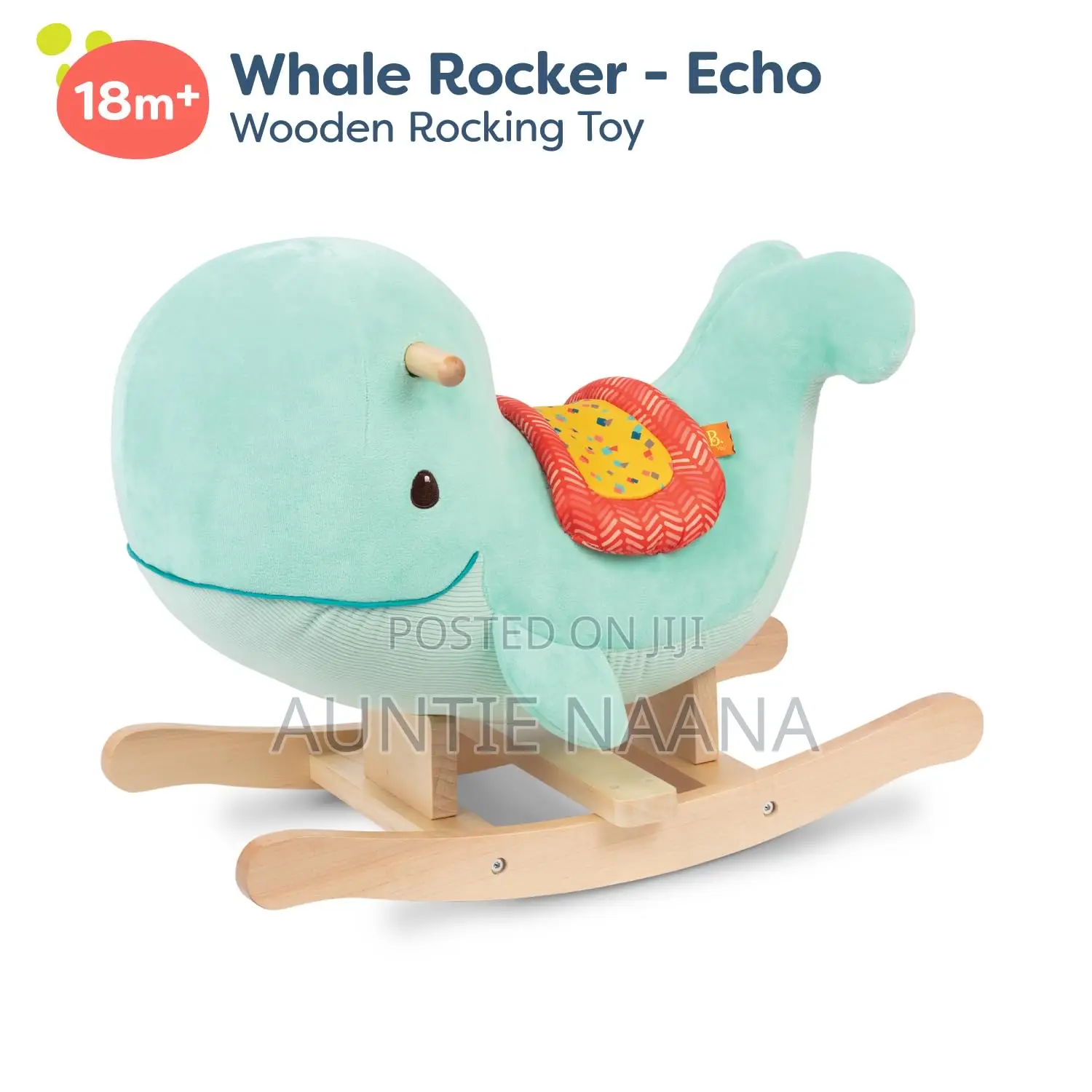 B. Toys- Whale Rocker - Echo- Whale Rocking Ride On