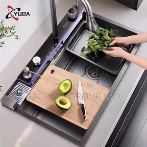 Kitchen Sink With Water Fall Functionality
