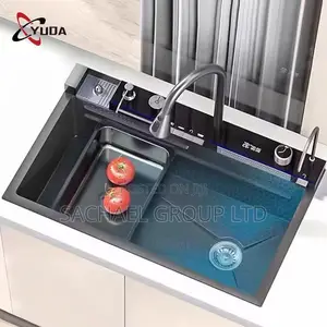 Kitchen Sink With Water Fall Functionality