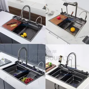 Kitchen Sink With Water Fall Functionality