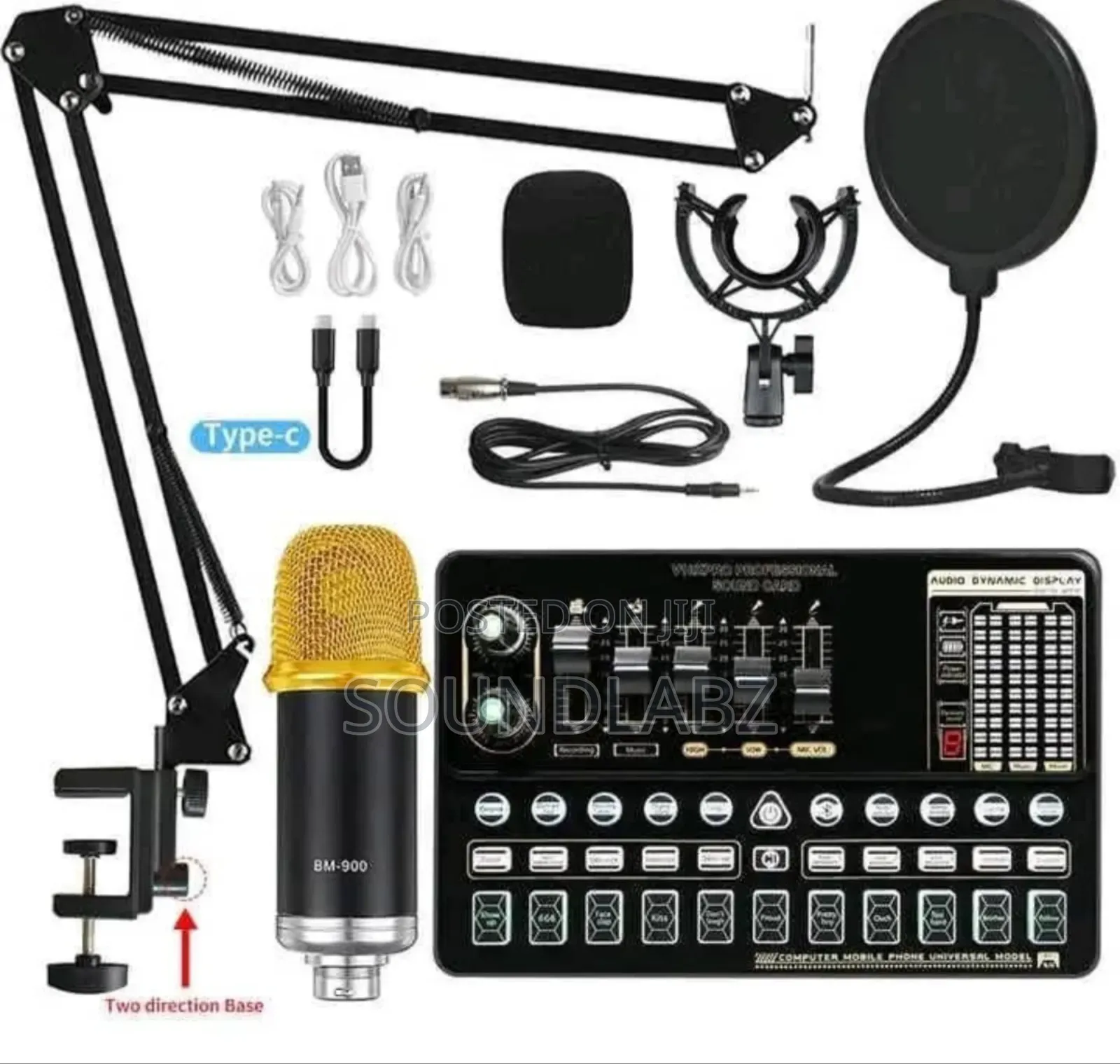 Bm-900 Condenser Microphone Set