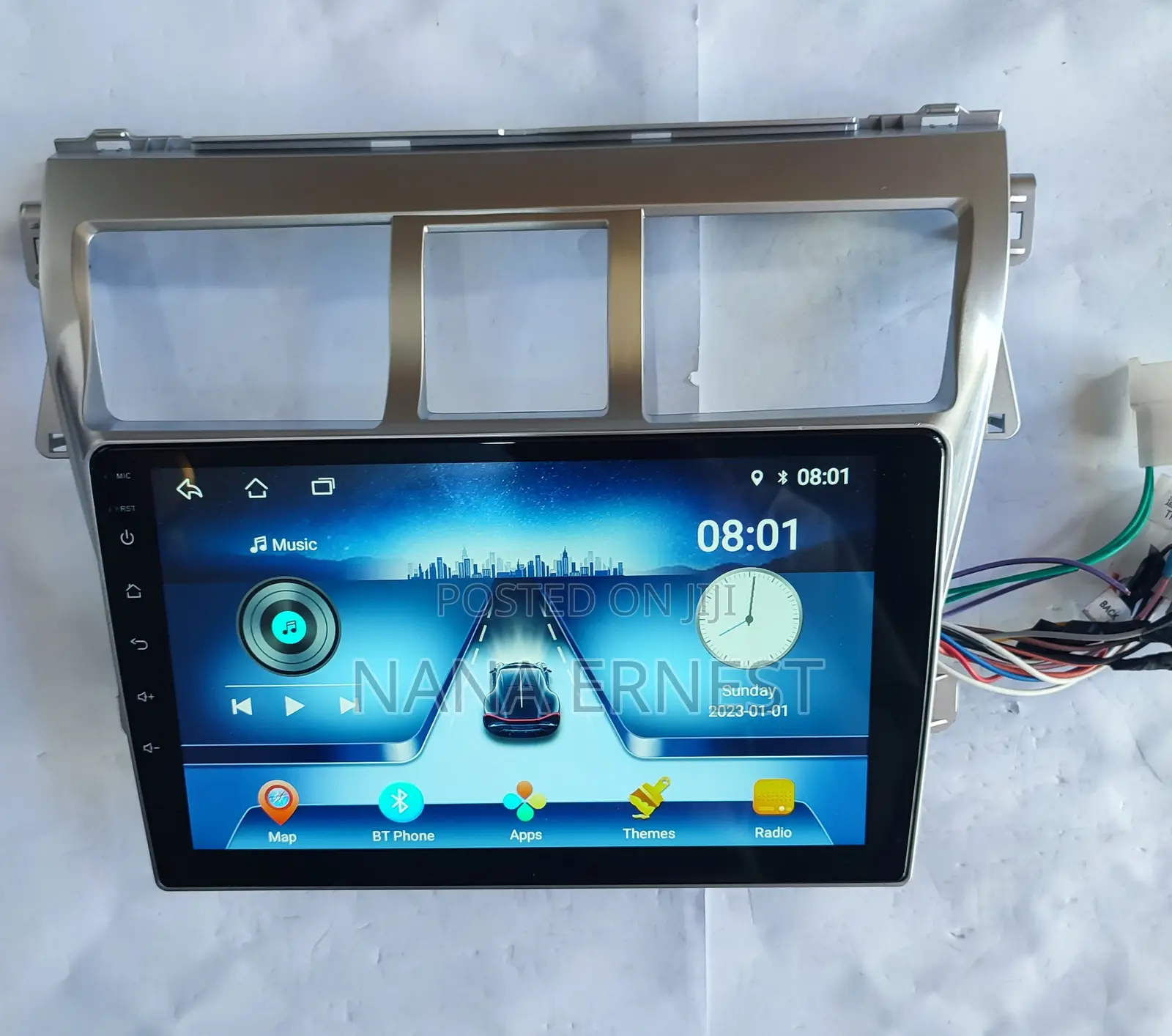 Android Car Screen for Toyota Yaris 2007 to 2011