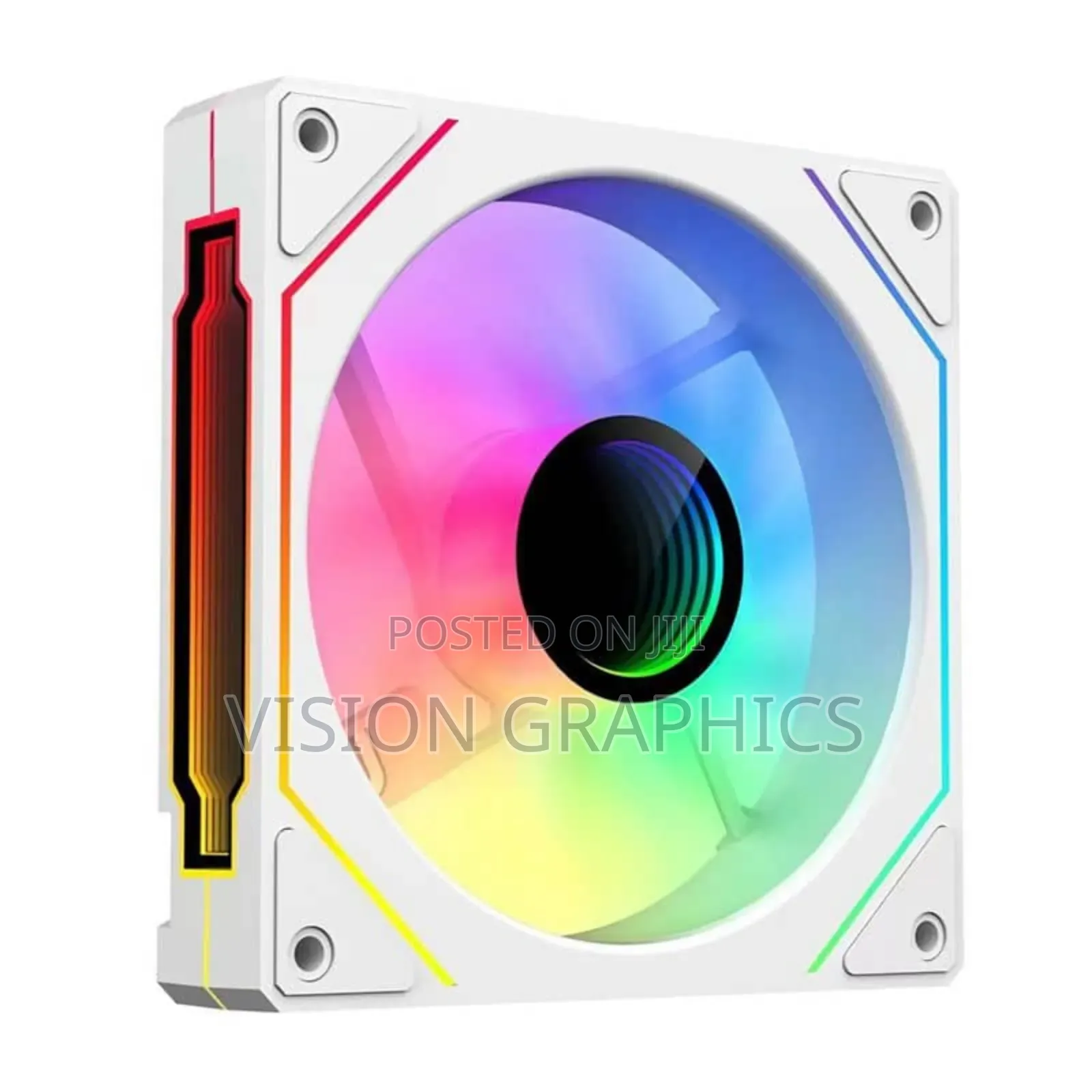 Argb Gaming Fans Wraith Pirsm White And Black