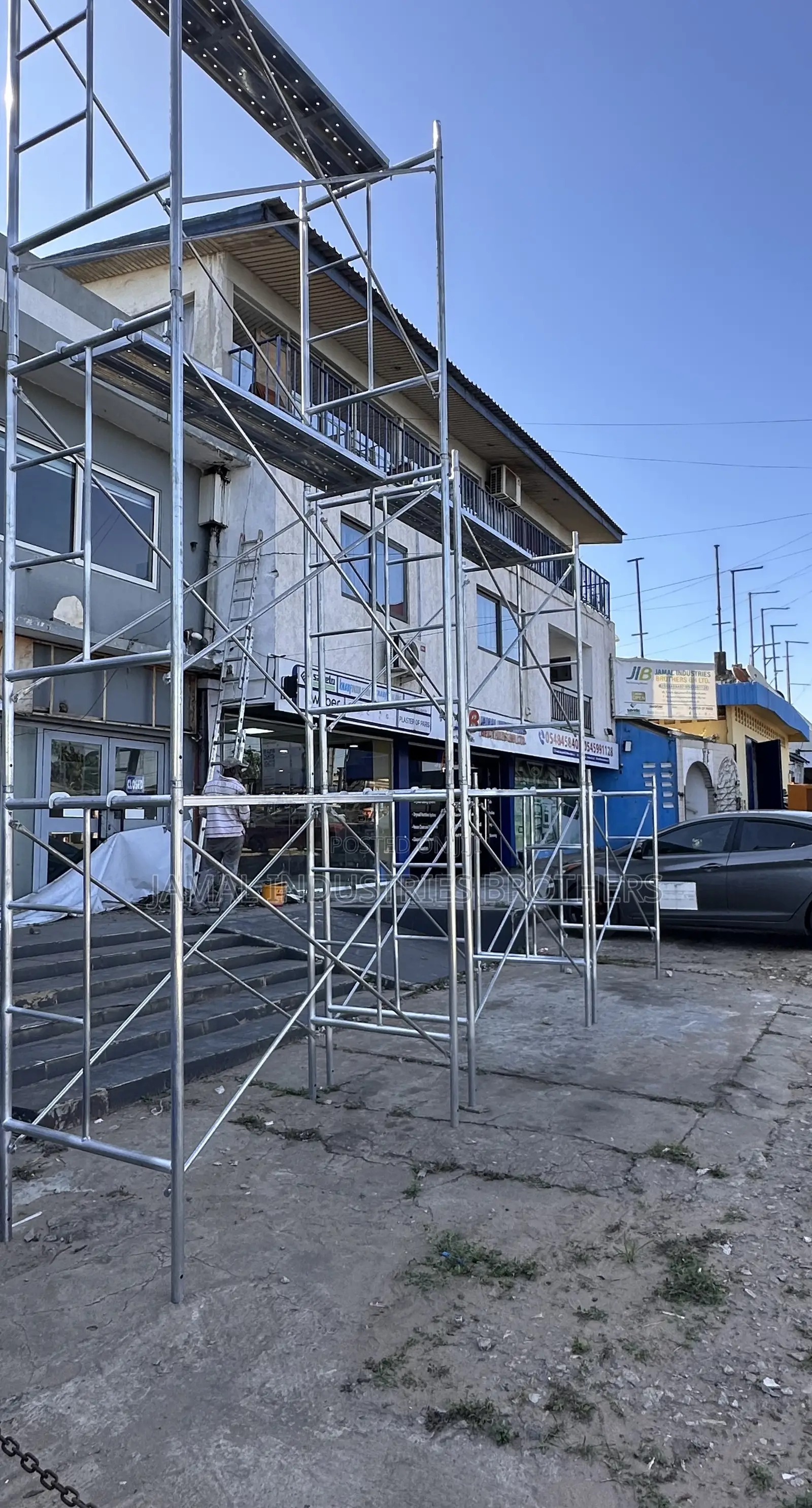 Scaffold / Scaffolding Quality Indefinite Number of Rooms With Tyres