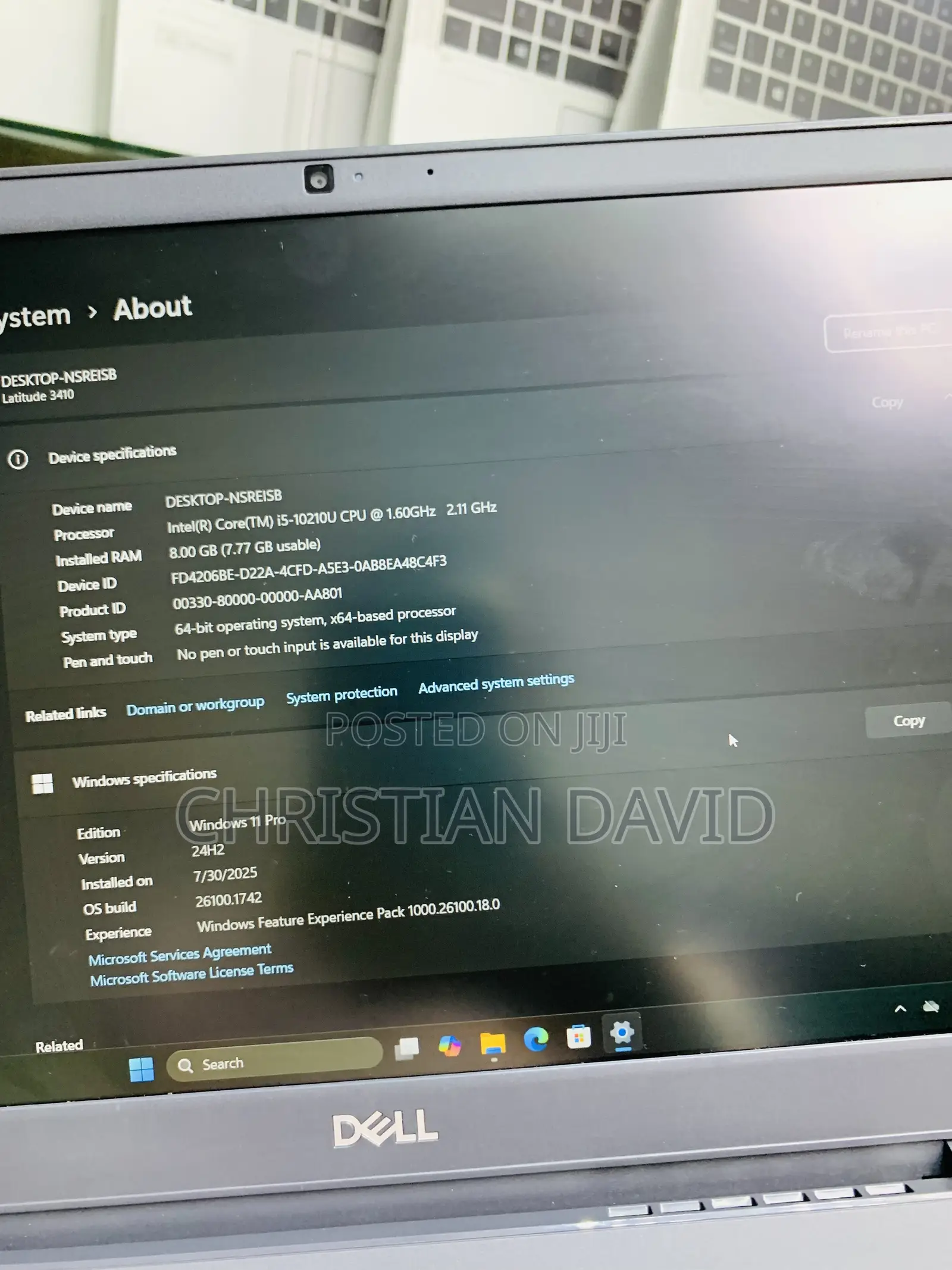 Laptop Dell Latitude 3410 8GB Intel Core I5 SSD 256GB
