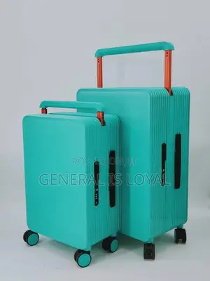 Solid 2in1 Zipless Green  Trolley Traveling Bag