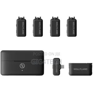 Hollyland Lark Max 2 Combo 4-Person Wireless Mic System, Gray