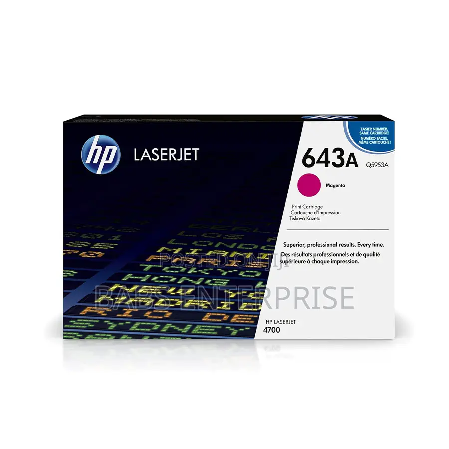 Hp Toner Q5953a (643a) Magenta