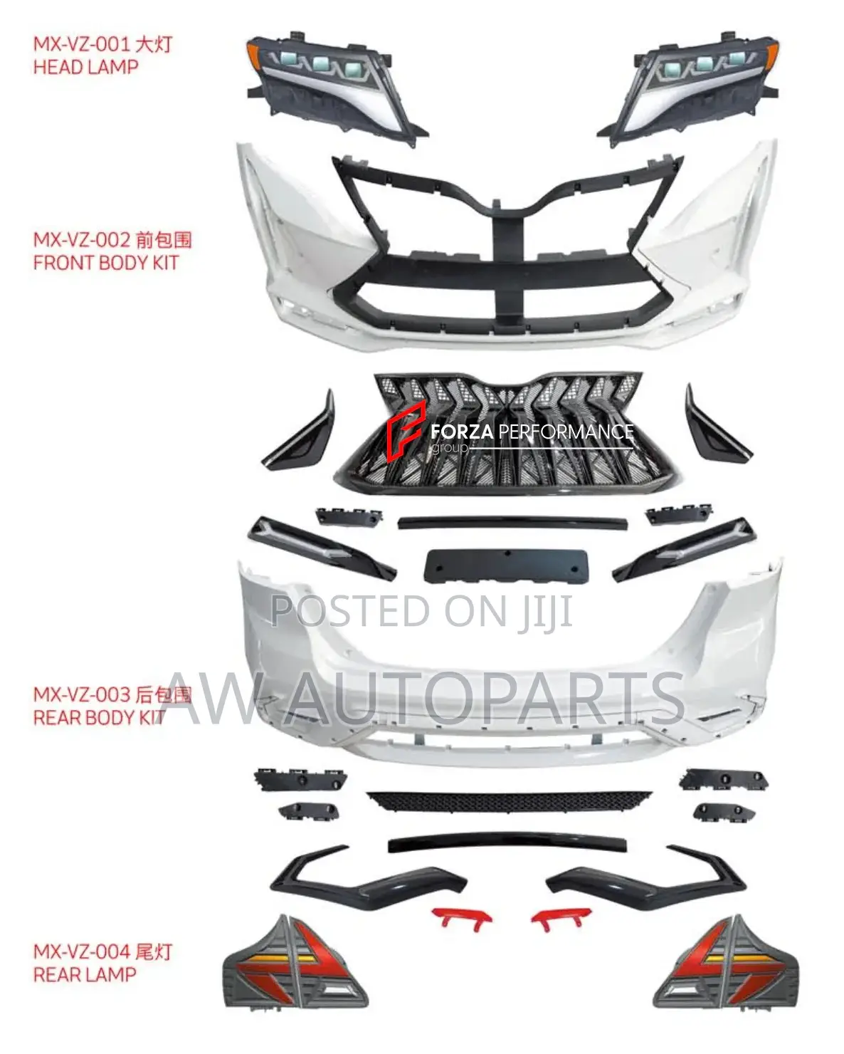 Toyota Venza 2011 Upgrade Body Kit