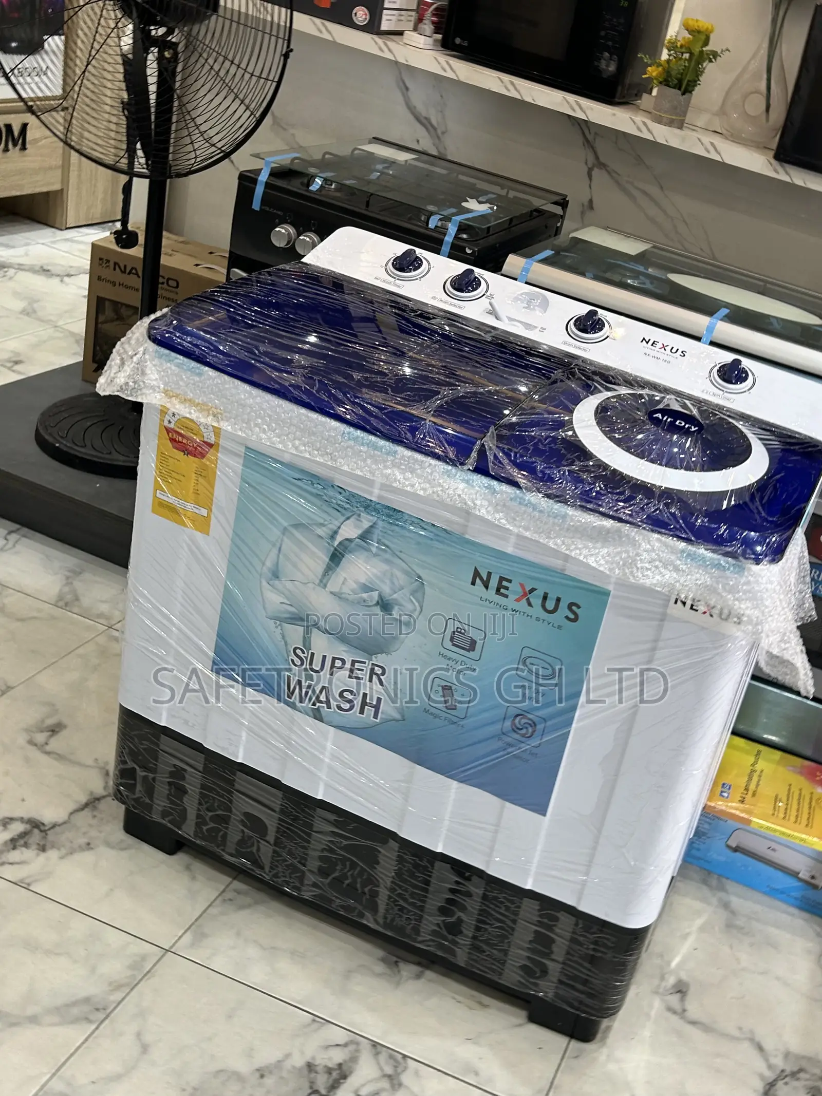 High Essential Nexus Topload 15kg Twintub Semiautomatic Washer