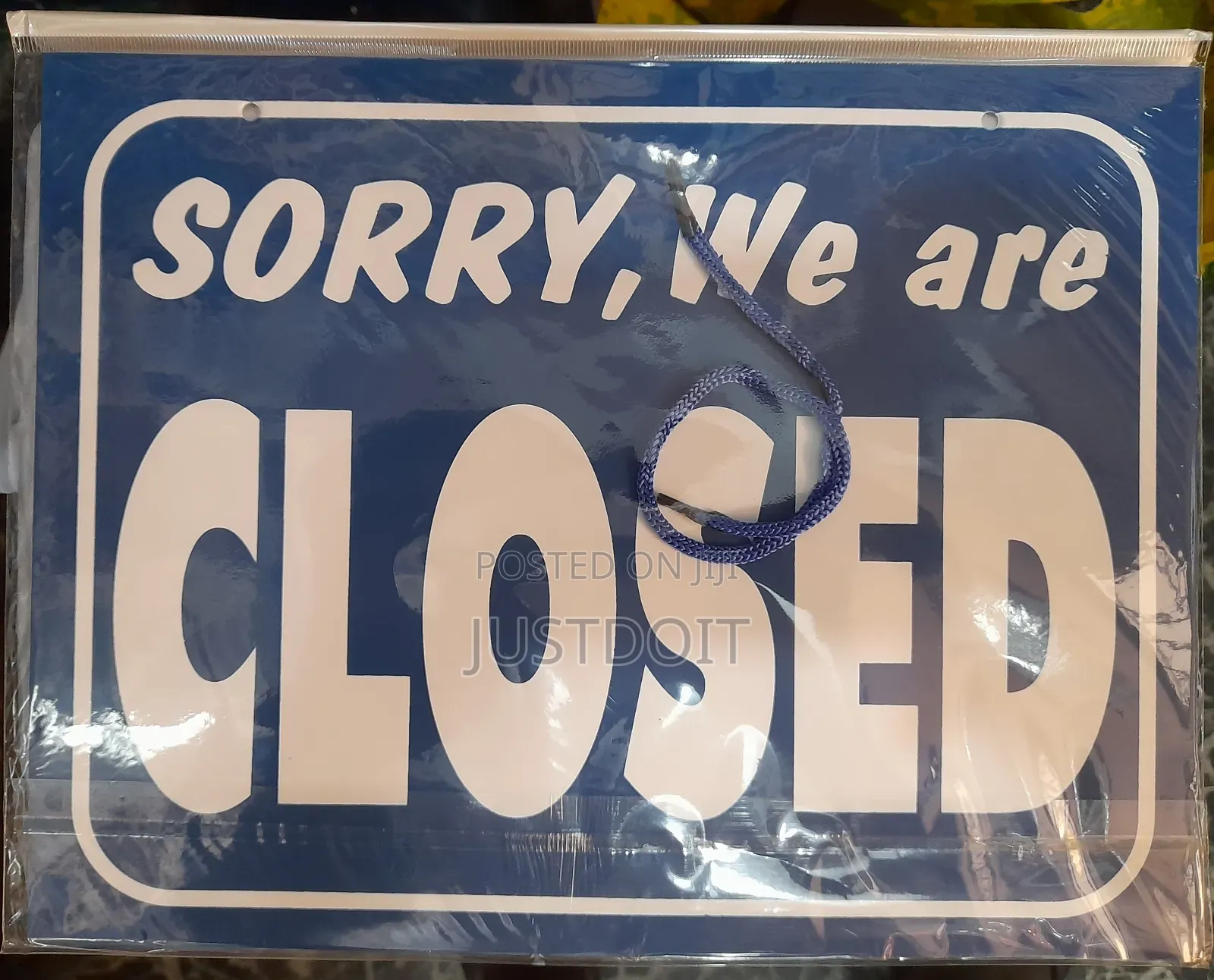 Yes We Are Open / Close Door Sign.
