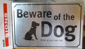 Beware Of Dogs Warning Sign
