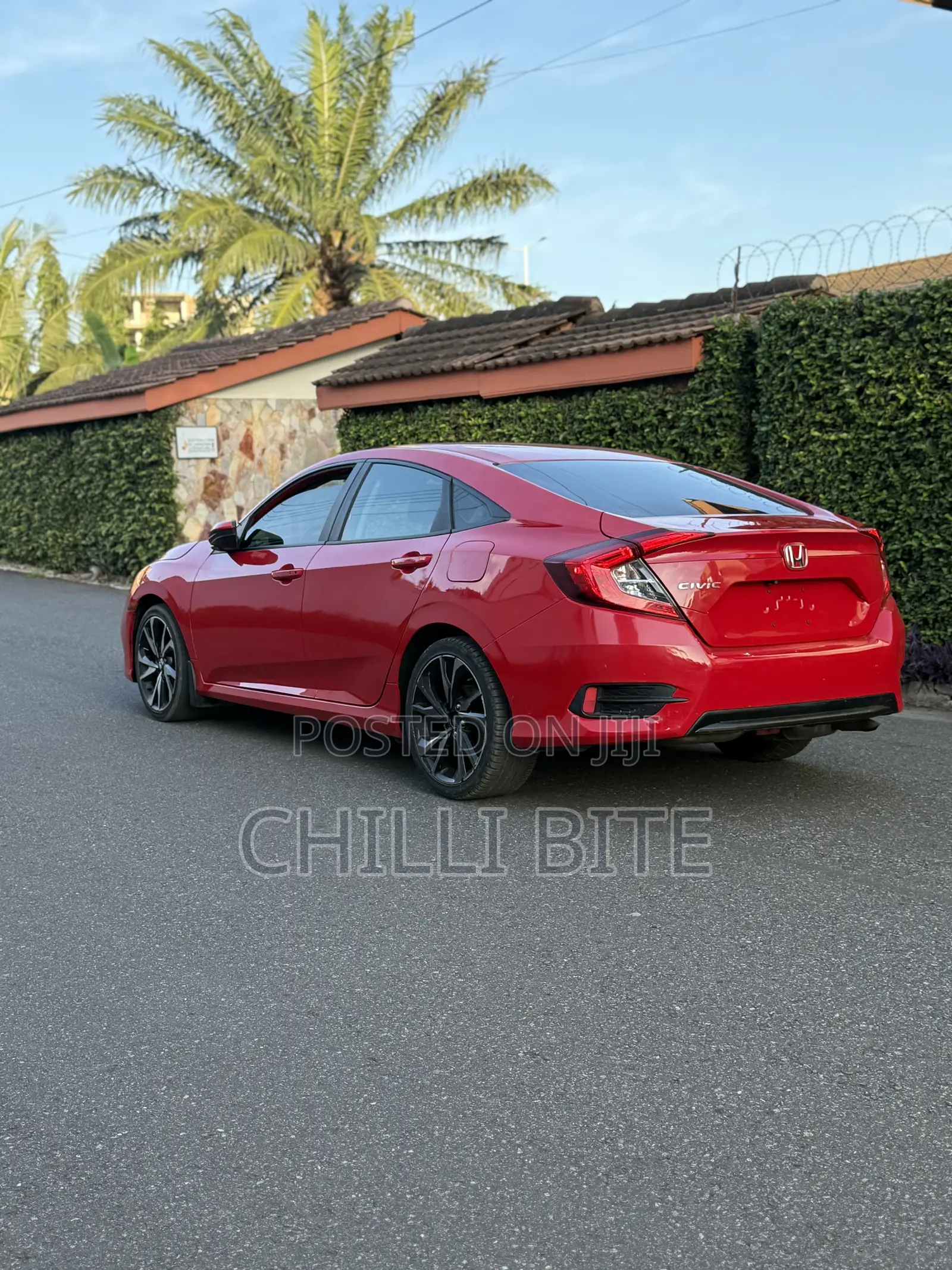 Honda Civic EX Sedan 2019 Red