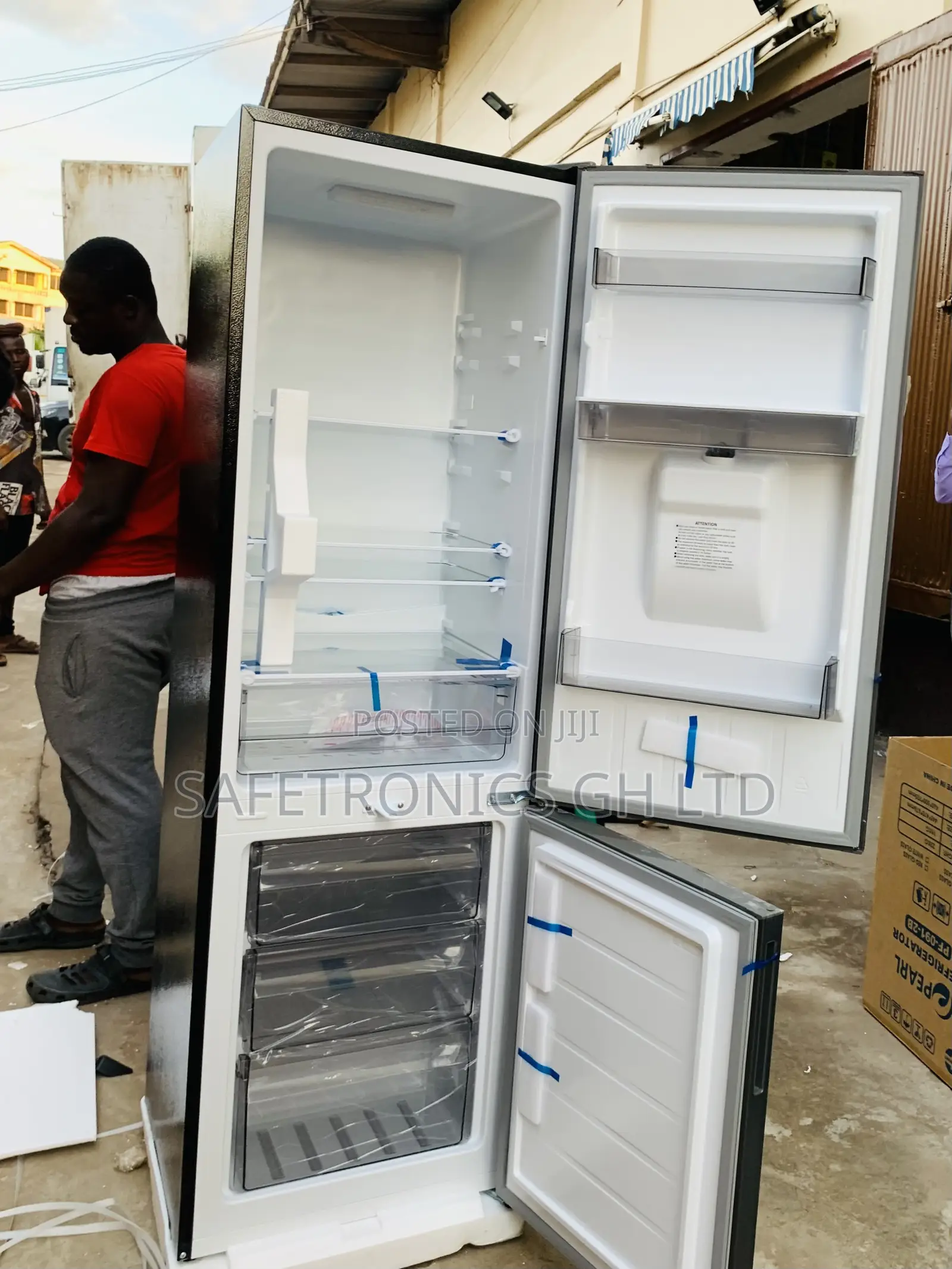 Bottom Mount Pearl (246l) Pf-415bixwd-1a Grey Fridge