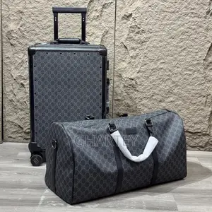 Luxury Gucci Monogram Luggage Set Suitcase Duffel Bag Supreme Canvas