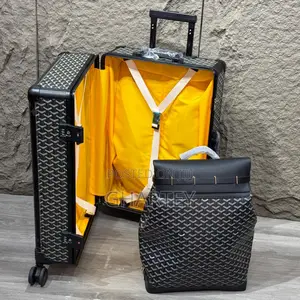 Luxury Goyard Monogram Luggage Set – Classic Suitcase Backpack