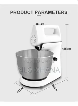 Stand Mixer, 300w Kitchen Mixer With 4l Stainless Steel. Ghx7009