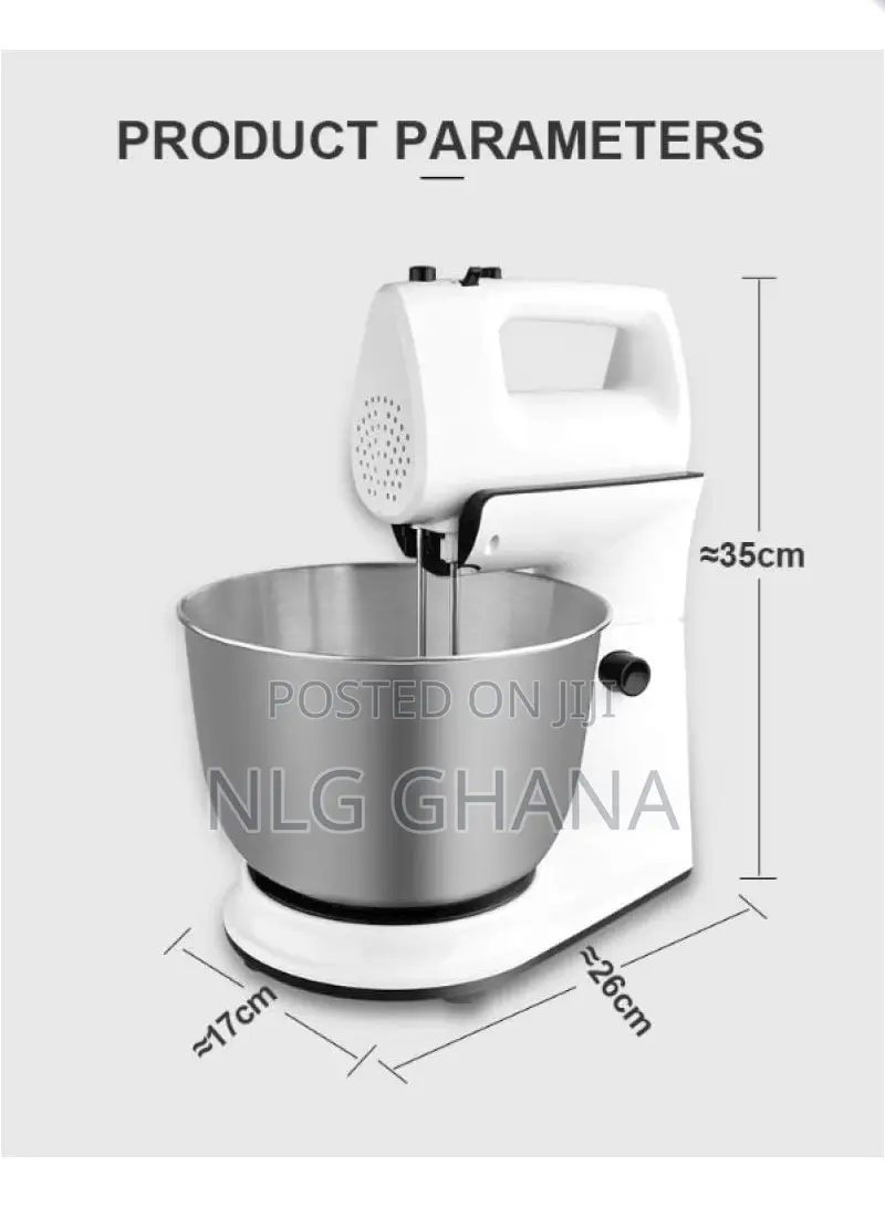 Stand Mixer, 300w Kitchen Mixer With 4l Stainless Steel. Ghx7009
