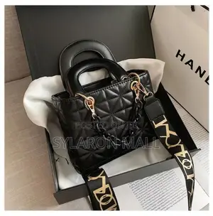 Luxe Diamond-Stitch Box Tote