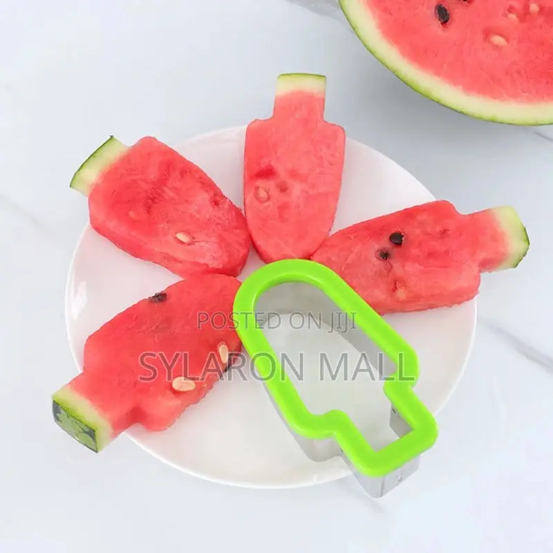 Watermelon Popsicle Shape Cutter – Fun Fruit Slicer For Kids Family